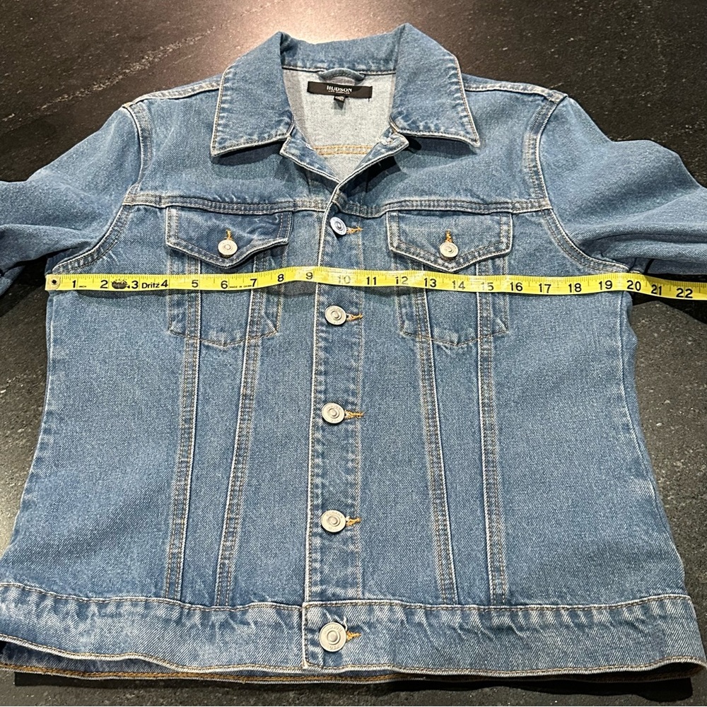 Hudson Jeans Trucker Jean‎ Jacket Cotton L/XL - Picture 5 of 16